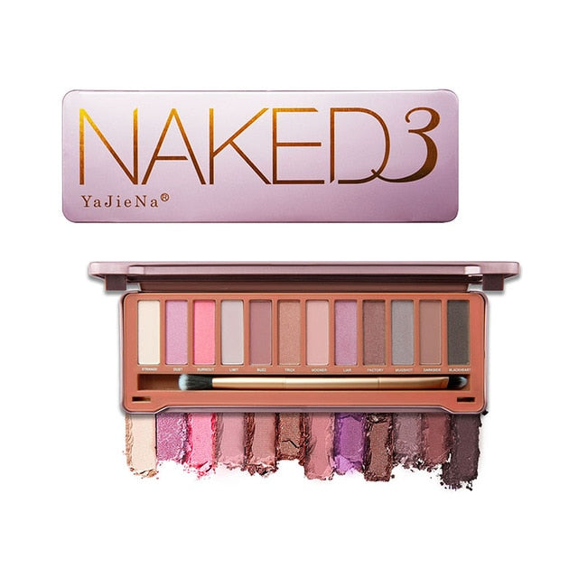 Branded Cosmetic Makeup Glitter Shimmer Matte Eye Shadow Palette Make Up 12 Colors Eyeshadow Palette Nudes Matte Women gift