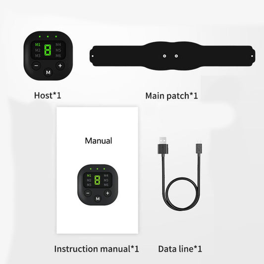 EMS Abdominal Toning Belt Abdomen Vibration Body Slimming Belt Trainer Electric Muscle Stimulator Weight Lost Fitness Equipment