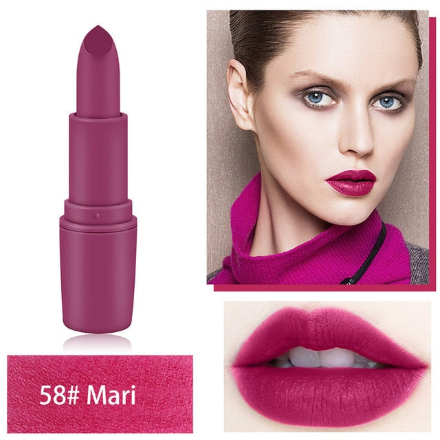 20 Color Matte Lipstick Lip Liner 2 In 1 Brand Makeup Lipstick Matte Durable Waterproof Nude Red Lipstick Lips Make Up