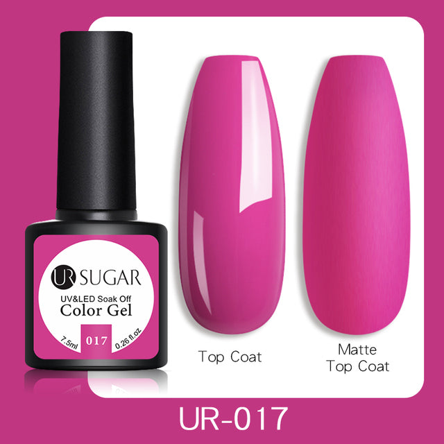 UR SUGAR 7.5ml Luminous Gel Nail Polish Glow In Dark Fluorescent Neon UV LED Nails Gel Soak Off Gel Varnish Nail Art Tools