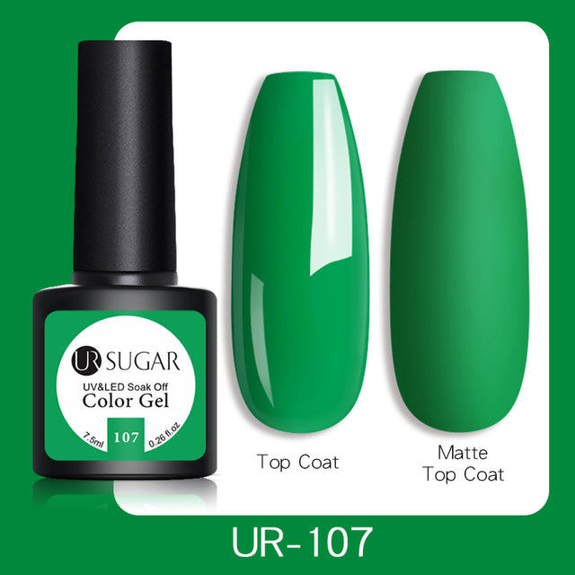 UR SUGAR 7.5ml Luminous Gel Nail Polish Glow In Dark Fluorescent Neon UV LED Nails Gel Soak Off Gel Varnish Nail Art Tools