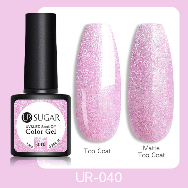 UR SUGAR 7.5ml Luminous Gel Nail Polish Glow In Dark Fluorescent Neon UV LED Nails Gel Soak Off Gel Varnish Nail Art Tools