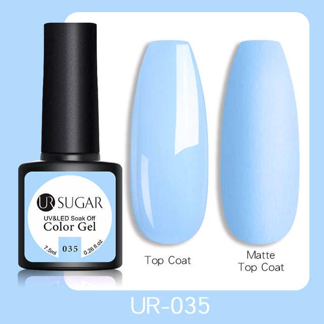 UR SUGAR 7.5ml Luminous Gel Nail Polish Glow In Dark Fluorescent Neon UV LED Nails Gel Soak Off Gel Varnish Nail Art Tools