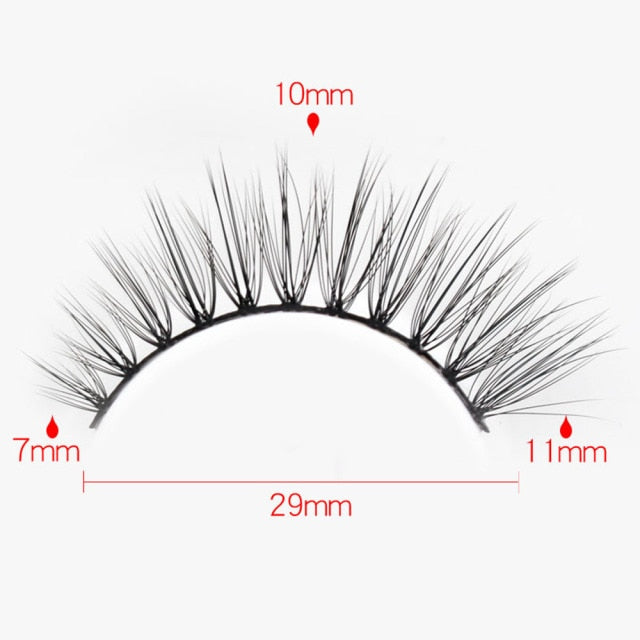 5 Pairs/set 3d Mink Eyelashes Make Up Curling Eyelashes Soft Wispy long Cross False Eyelashes Reusable Eyelash Wholesale 2021