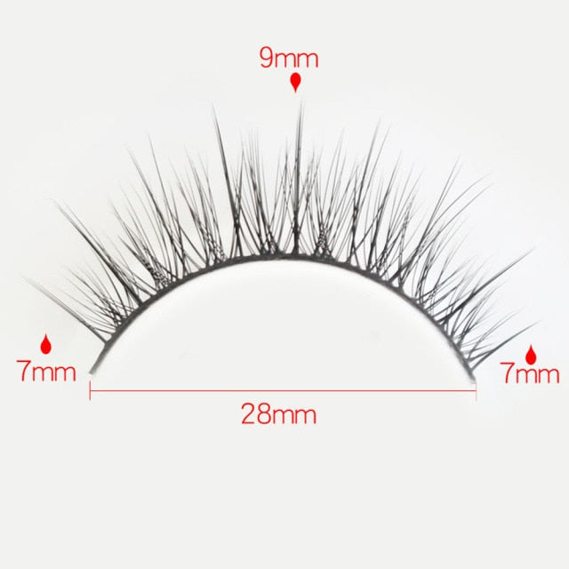 5 Pairs/set 3d Mink Eyelashes Make Up Curling Eyelashes Soft Wispy long Cross False Eyelashes Reusable Eyelash Wholesale 2021