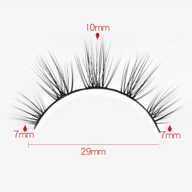 5 Pairs/set 3d Mink Eyelashes Make Up Curling Eyelashes Soft Wispy long Cross False Eyelashes Reusable Eyelash Wholesale 2021