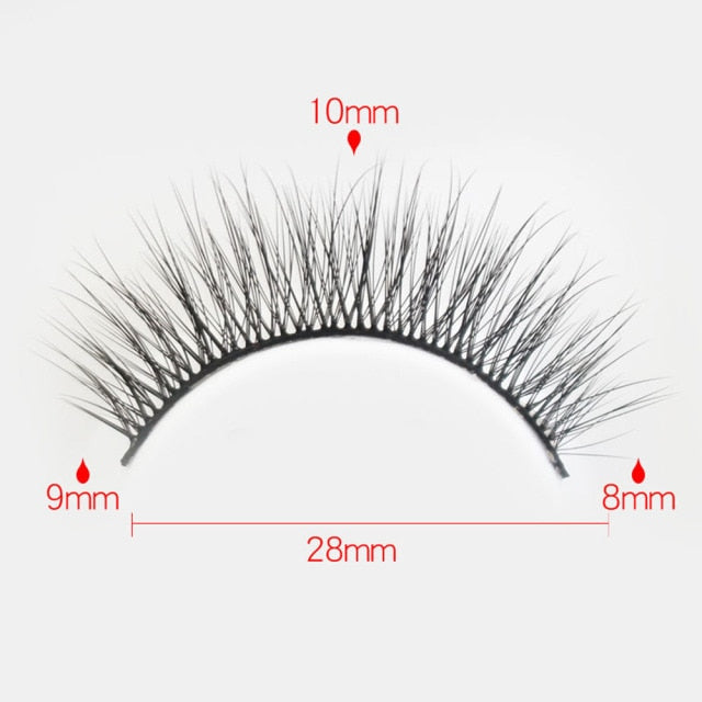 5 Pairs/set 3d Mink Eyelashes Make Up Curling Eyelashes Soft Wispy long Cross False Eyelashes Reusable Eyelash Wholesale 2021