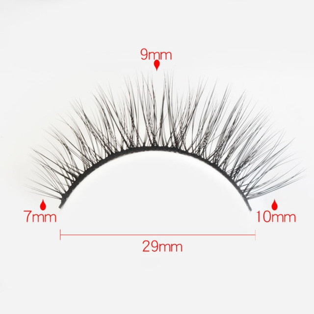 5 Pairs/set 3d Mink Eyelashes Make Up Curling Eyelashes Soft Wispy long Cross False Eyelashes Reusable Eyelash Wholesale 2021