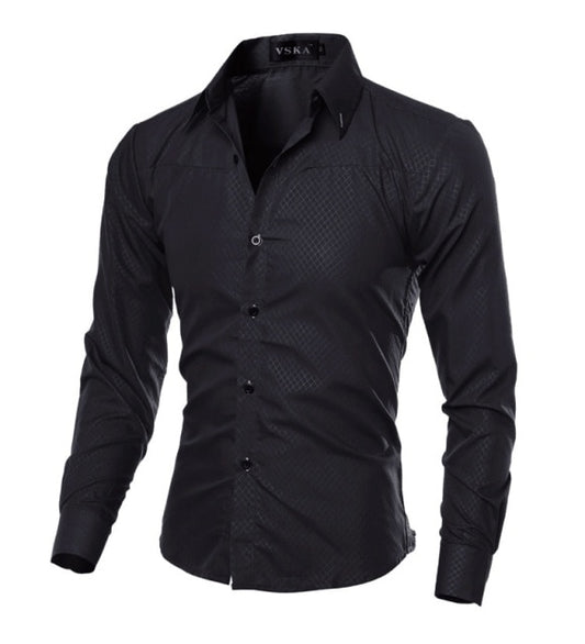 Mens Shirts Mens Dress Shirts for Men Office Business Casual japanese fashion button shirt