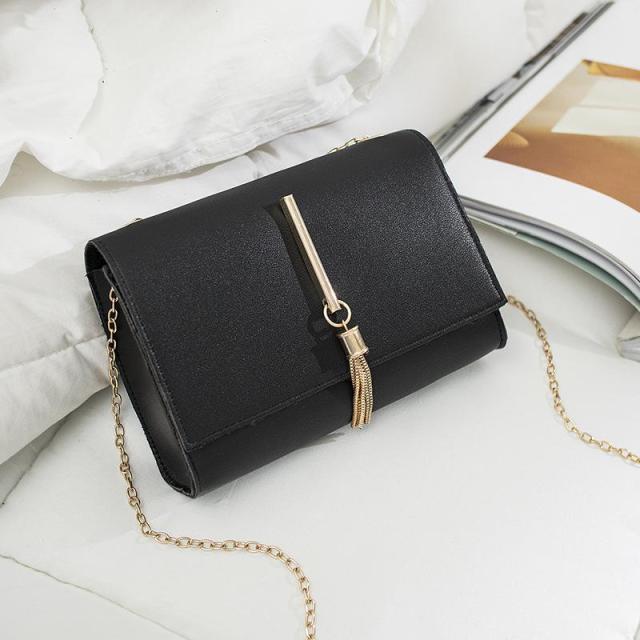 New Simple Flap Shoulder Pu Leather Bags For Wome Girls Pure Color Mini Messenger Chest Bag Crossbody Handbags Feminina