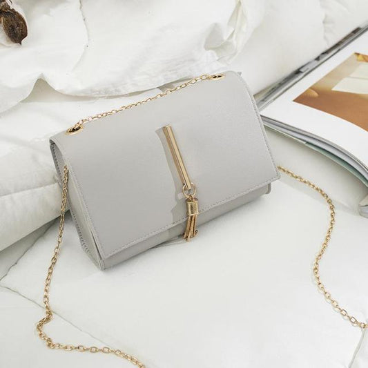 New Simple Flap Shoulder Pu Leather Bags For Wome Girls Pure Color Mini Messenger Chest Bag Crossbody Handbags Feminina