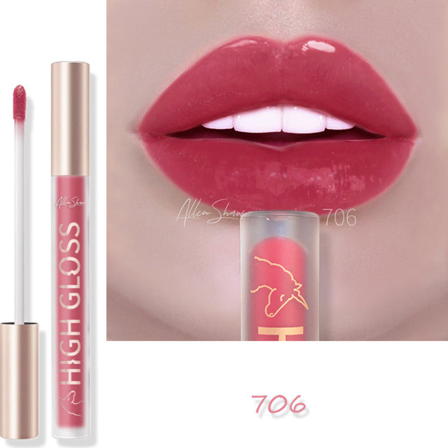 Nude Creamy Semi Matte Lipgloss Waterproof Long Lasting Moist Lip Gloss Plumper Liquid Lipstick Lips Tattoo Makeup rouge a levre