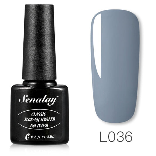 Senalay Nail Gel Polish Varnishes Hybrid All For Nail Art Design Manicure Semi Permanent Painting Decoration Base Top Coat