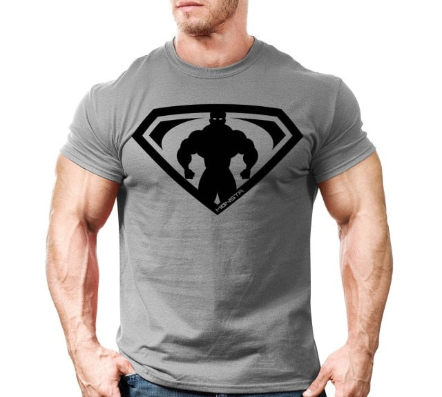 2021 Summer New Men's Fitness Short Sleeve 3d T-shirt Sports Outdoor Cartoon Hero Oversized Custom Fitted Hip Hop Tops 110-6xl