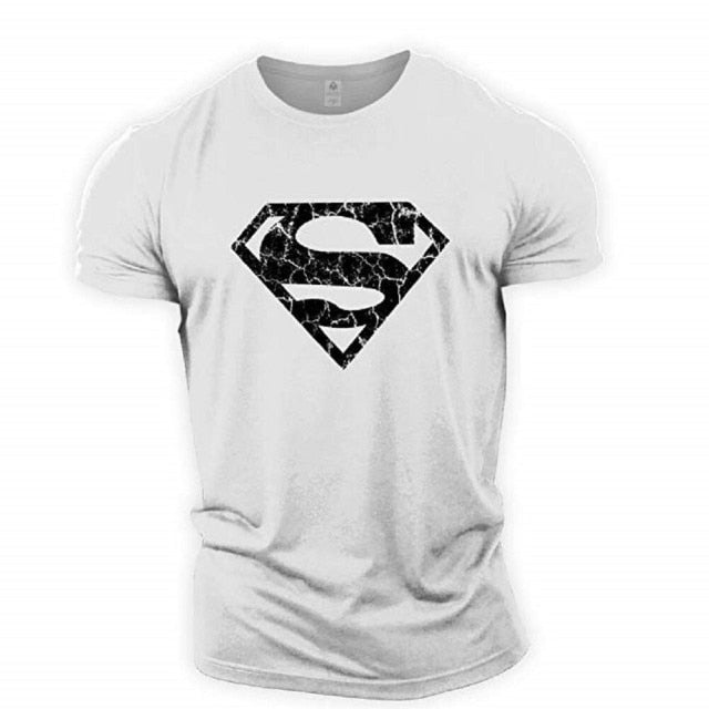 2021 Summer New Men's Fitness Short Sleeve 3d T-shirt Sports Outdoor Cartoon Hero Oversized Custom Fitted Hip Hop Tops 110-6xl