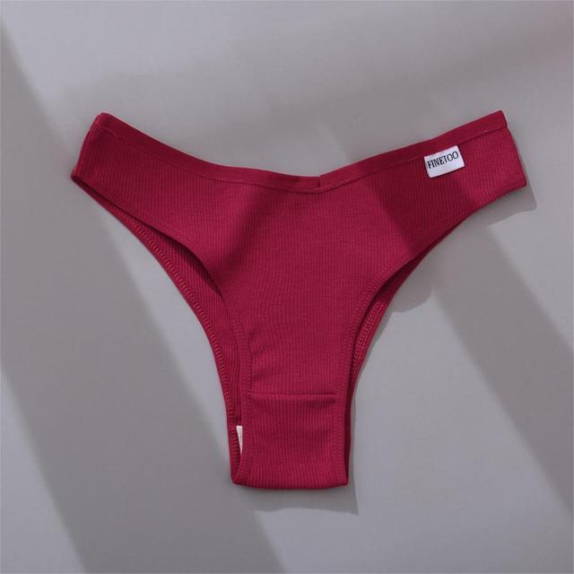 New Women's Cotton Briefs Female Underpants Sexy V Waist Women's Panties Cotton Plus Size Pantys Lingerie M-4XL