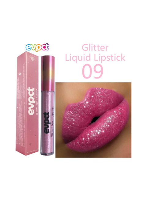 15 Colors Sexy Shimmer Diamond Glitter Lip Gloss Matte Liquid Lipstick Long Lasting Waterproof Pearl Velvet Lipgloss Lip Makeup