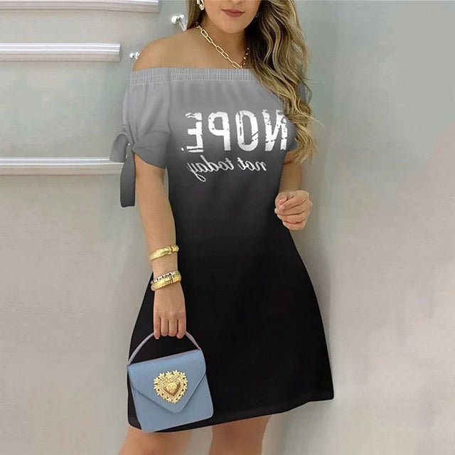 2022 Women's Off Shoulder Dresses Summer Sexy Floral Printed Short Sleeve Mini Dress Female Casual Beach Party Dresses Vestidos