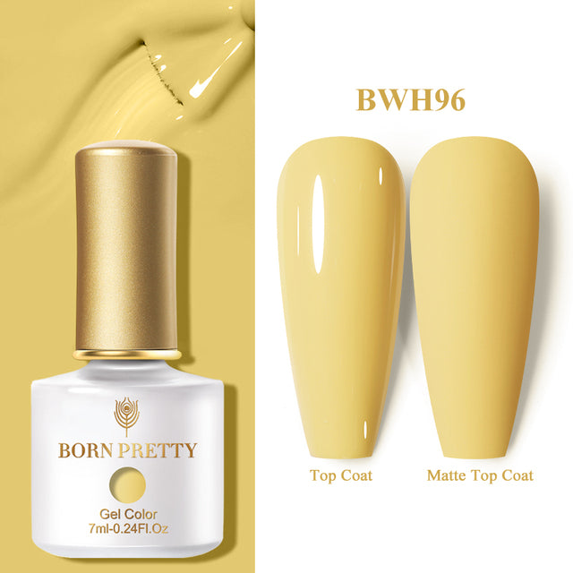 BORN PRETTY Glow-In-Dark Macaron Gel Nail Polish Summer Ice Cream Colors Luminous Nail Gel Soak Off UV LED Gel All for Manicure