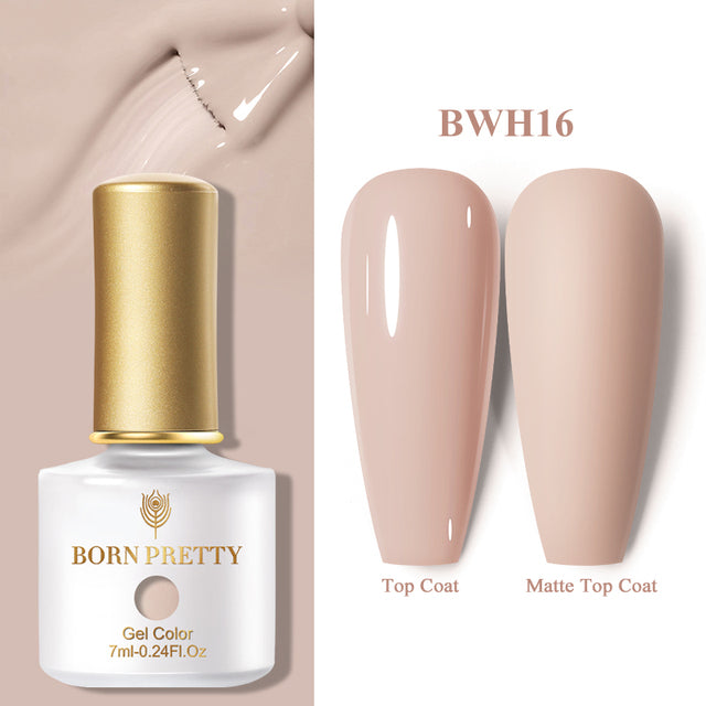 BORN PRETTY Glow-In-Dark Macaron Gel Nail Polish Summer Ice Cream Colors Luminous Nail Gel Soak Off UV LED Gel All for Manicure