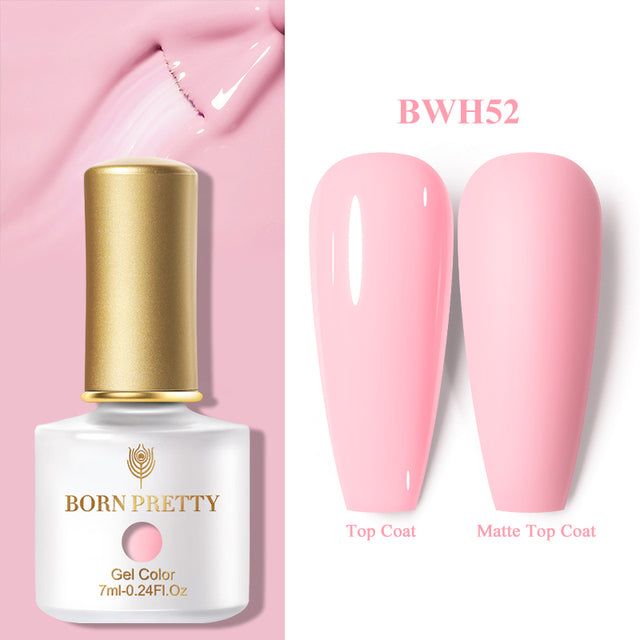 BORN PRETTY Glow-In-Dark Macaron Gel Nail Polish Summer Ice Cream Colors Luminous Nail Gel Soak Off UV LED Gel All for Manicure