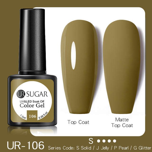 UR SUGAR 7.5ml Luminous Gel Nail Polish Glow In Dark Fluorescent Neon UV LED Nails Gel Soak Off Gel Varnish Nail Art Tools