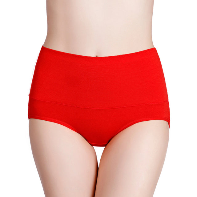 Plus Size Women's Underwear Sexy Lingerie High Waist Panties For Women Briefs Cotton Underpants Breathable Female Intimates