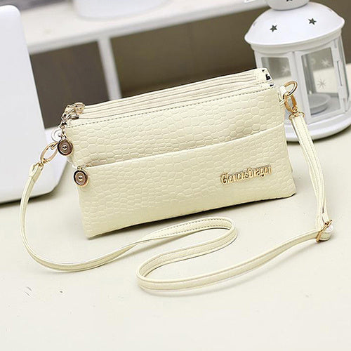 Wome PU Leather Shoulder Bag Designer Crossbody Bag Purse Vintage Female Messenger Bags with Multi Pocket Handbags