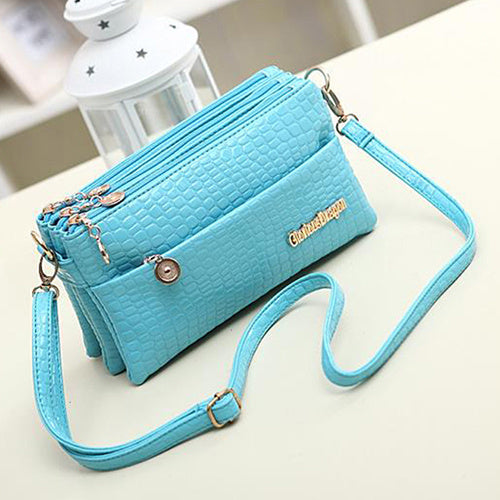 Wome PU Leather Shoulder Bag Designer Crossbody Bag Purse Vintage Female Messenger Bags with Multi Pocket Handbags