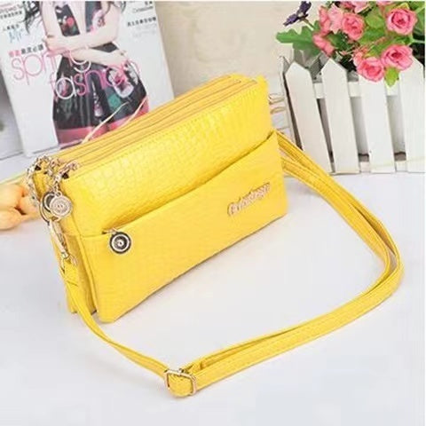 Wome PU Leather Shoulder Bag Designer Crossbody Bag Purse Vintage Female Messenger Bags with Multi Pocket Handbags