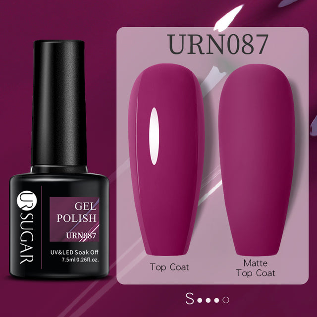 UR SUGAR 7.5ml Fluorescent Neon Glow-in-dark Gel Nail Polish Semi Perma Luminous UV Led Gel Varnish Manicure For Nails DIY