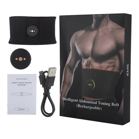 EMS Slimming Belt Waist Massager Electric Abdominal Trainer Fitness Equipment For Body Shaping Lost Weight Muscle Training
