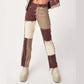 New Woman Patchwork Jeans Fashion High Waist Hip Hop Straight Jeans Ladies Trousers 2021 Female Street Costumes