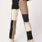 New Woman Patchwork Jeans Fashion High Waist Hip Hop Straight Jeans Ladies Trousers 2021 Female Street Costumes