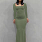 BOOFEENAA Strap Backless Long Maxi Dresses Party Club Vacation Outfits for Women Sexy Casual Summer Dress 2022 Wholesale C85CZ24