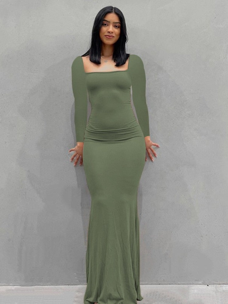 BOOFEENAA Strap Backless Long Maxi Dresses Party Club Vacation Outfits for Women Sexy Casual Summer Dress 2022 Wholesale C85CZ24
