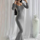 BOOFEENAA Strap Backless Long Maxi Dresses Party Club Vacation Outfits for Women Sexy Casual Summer Dress 2022 Wholesale C85CZ24