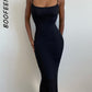 BOOFEENAA Strap Backless Long Maxi Dresses Party Club Vacation Outfits for Women Sexy Casual Summer Dress 2022 Wholesale C85CZ24