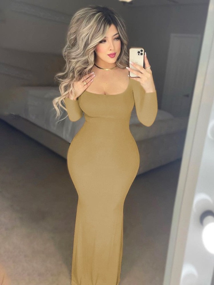 BOOFEENAA Strap Backless Long Maxi Dresses Party Club Vacation Outfits for Women Sexy Casual Summer Dress 2022 Wholesale C85CZ24