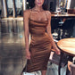 Dulzura neon satin lace up 2021 summer women bodycon long midi dress sleeveless backless elegant party outfits sexy club clothes