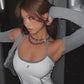 BOOFEENAA Strap Backless Long Maxi Dresses Party Club Vacation Outfits for Women Sexy Casual Summer Dress 2022 Wholesale C85CZ24