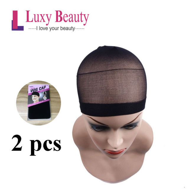 Hair Nets Lace Wig Cap Wig Nets 2PCS/pack Weave Hairnets For Making Wigs Free Size 5 colors