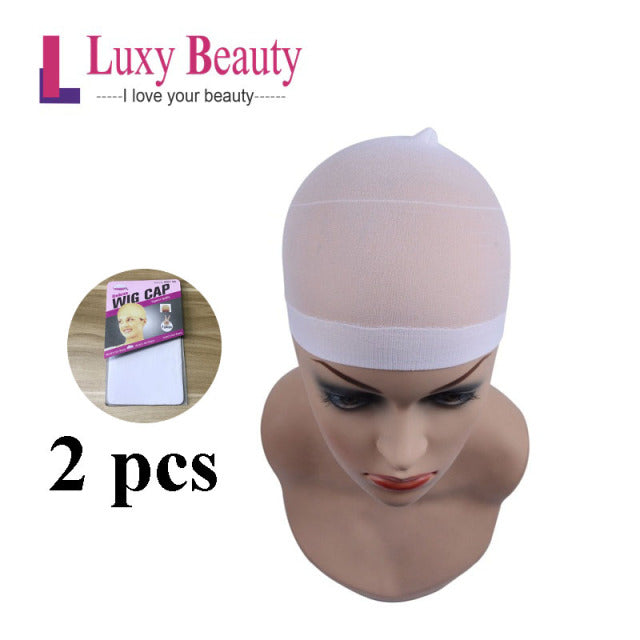 Hair Nets Lace Wig Cap Wig Nets 2PCS/pack Weave Hairnets For Making Wigs Free Size 5 colors