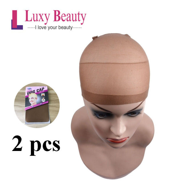 Hair Nets Lace Wig Cap Wig Nets 2PCS/pack Weave Hairnets For Making Wigs Free Size 5 colors