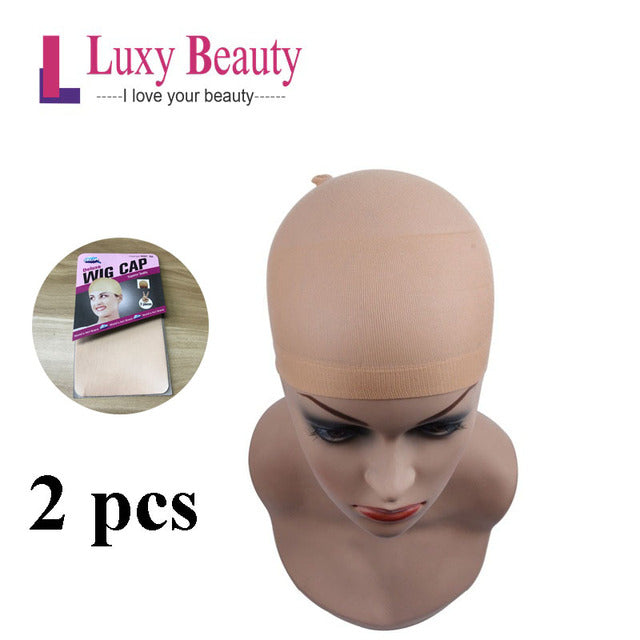 Hair Nets Lace Wig Cap Wig Nets 2PCS/pack Weave Hairnets For Making Wigs Free Size 5 colors