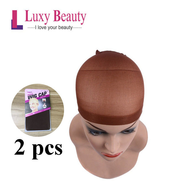 Hair Nets Lace Wig Cap Wig Nets 2PCS/pack Weave Hairnets For Making Wigs Free Size 5 colors