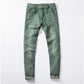 7 Color Men Stretch Skinny Jeans Fashion Casual Slim Fit Denim Trousers Male Gray Black Khaki White Pants Brand