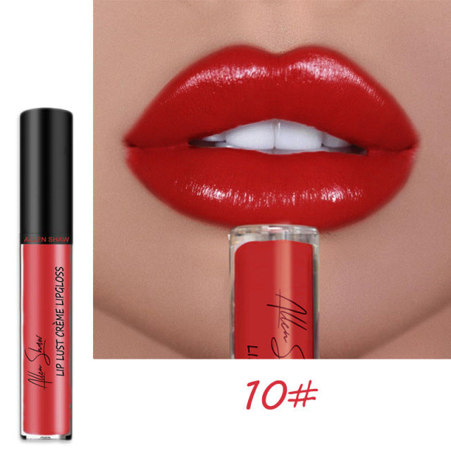 Nude Creamy Semi Matte Lipgloss Waterproof Long Lasting Moist Lip Gloss Plumper Liquid Lipstick Lips Tattoo Makeup rouge a levre