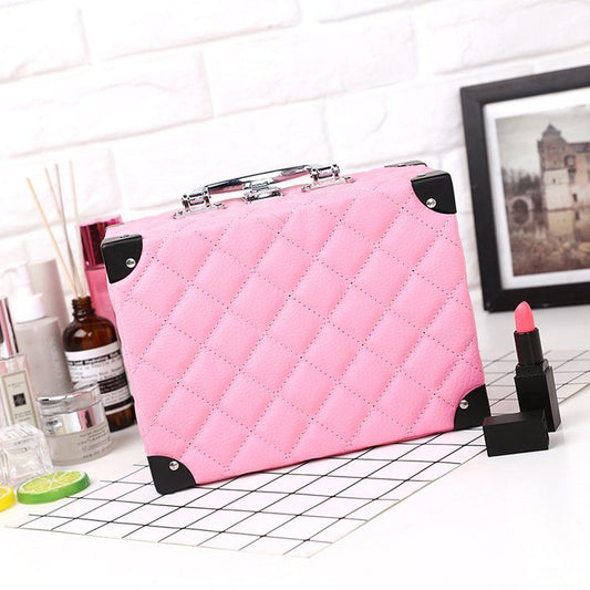 Women&#39;s Large Capacity Storage Professional Makeup Organizer Travel Beauty Cosmetic Case Female Nail Tool Box Suitcases