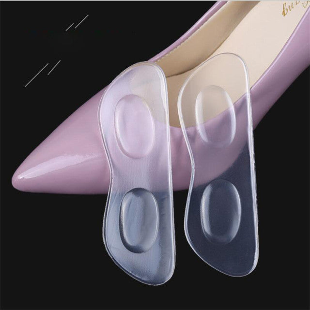Silicone Gel heel protector soft Cushion protector Foot feet Care Shoe Insert Pad Insole shoes accessories insoles for shoes